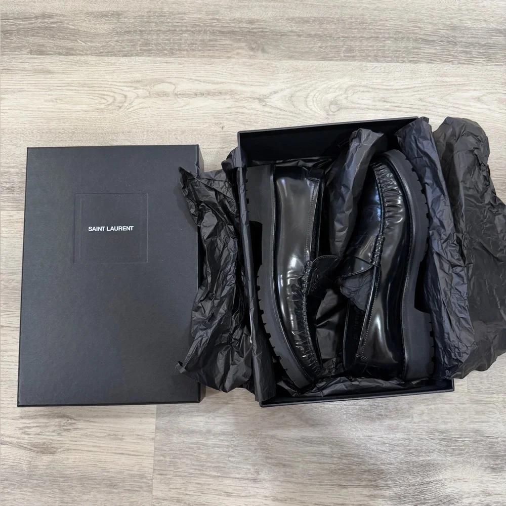 Saint Laurent Le Loafer Monogram Leather Penny